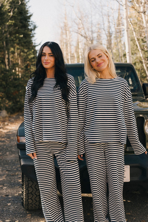 Weekender Striped Pullover